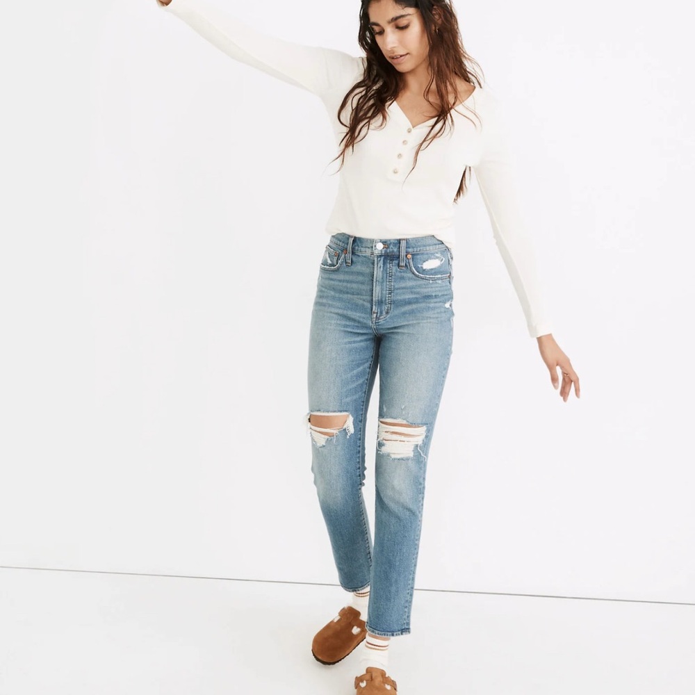 Madewell Curvy Perfect Vintage Jeans Denman wash